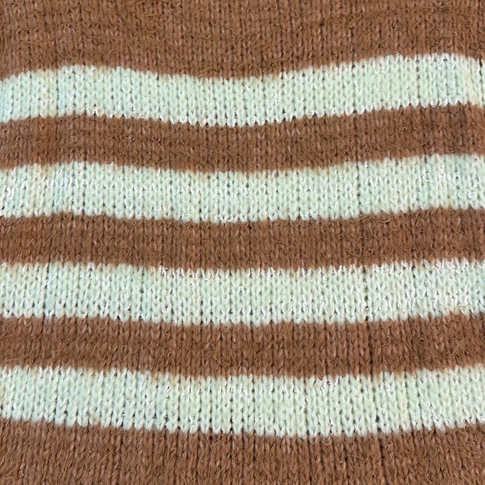 Pilcro Striped Tan Women's Sweater - Picture 2 of 5